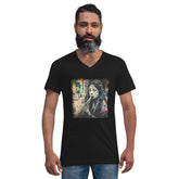 Breathing Life Into Music Unisex Short Sleeve V-Neck T-Shirt - Beyond T-shirts